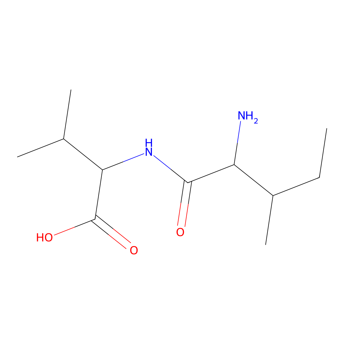 Ile-Val molecular structure, CAS 41017-96-3