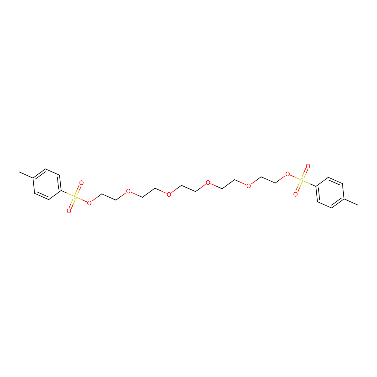 3,6,9,12-Tetraoxatetradecane-1,14-diyl bis(4-methylbenzenesulfonate) molecular structure, CAS 41024-91-3
