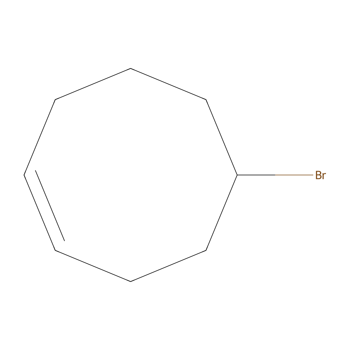 5-Bromocyclooct-1-ene molecular structure, CAS 4103-12-2
