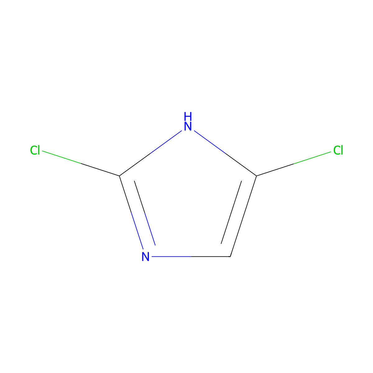 2,4-dichloro-1H-imidazole molecular structure, CAS 41039-25-2