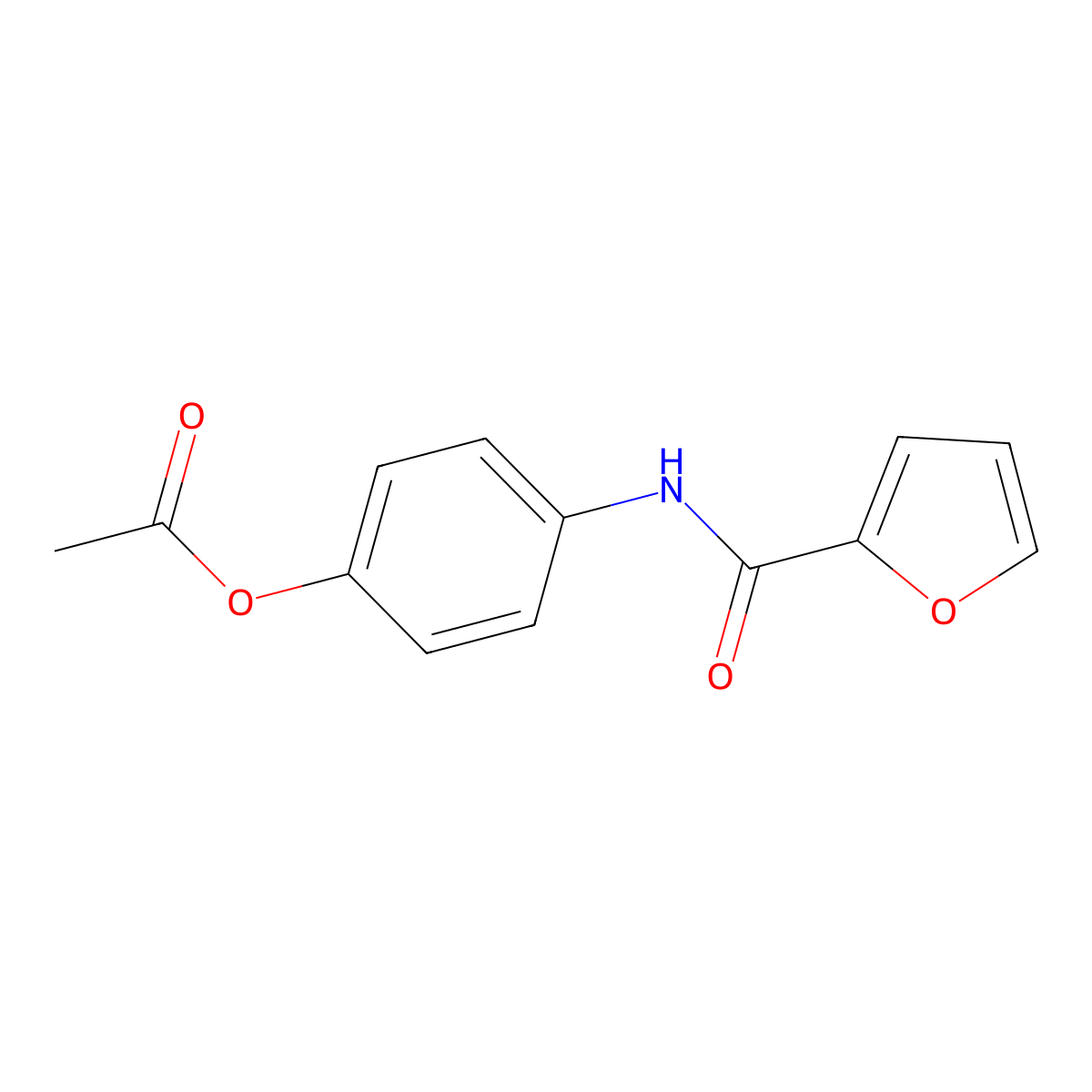 [4-(Furan-2-carbonylamino)phenyl] acetate molecular structure, CAS 4104-34-1