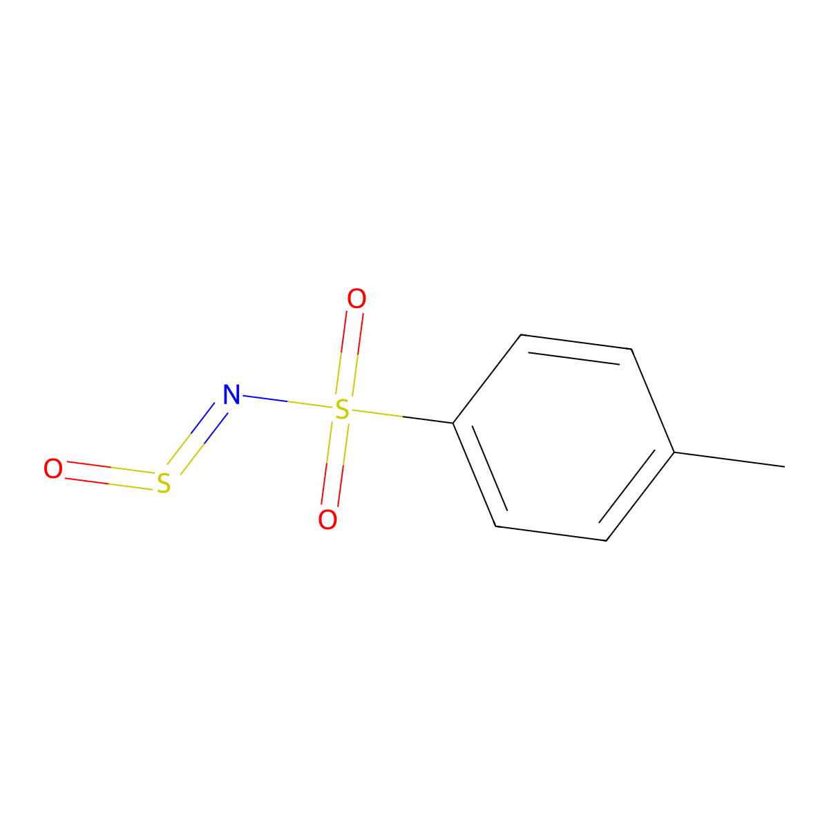 N-Sulfinyl-p-toluenesulfonamide molecular structure, CAS 4104-47-6