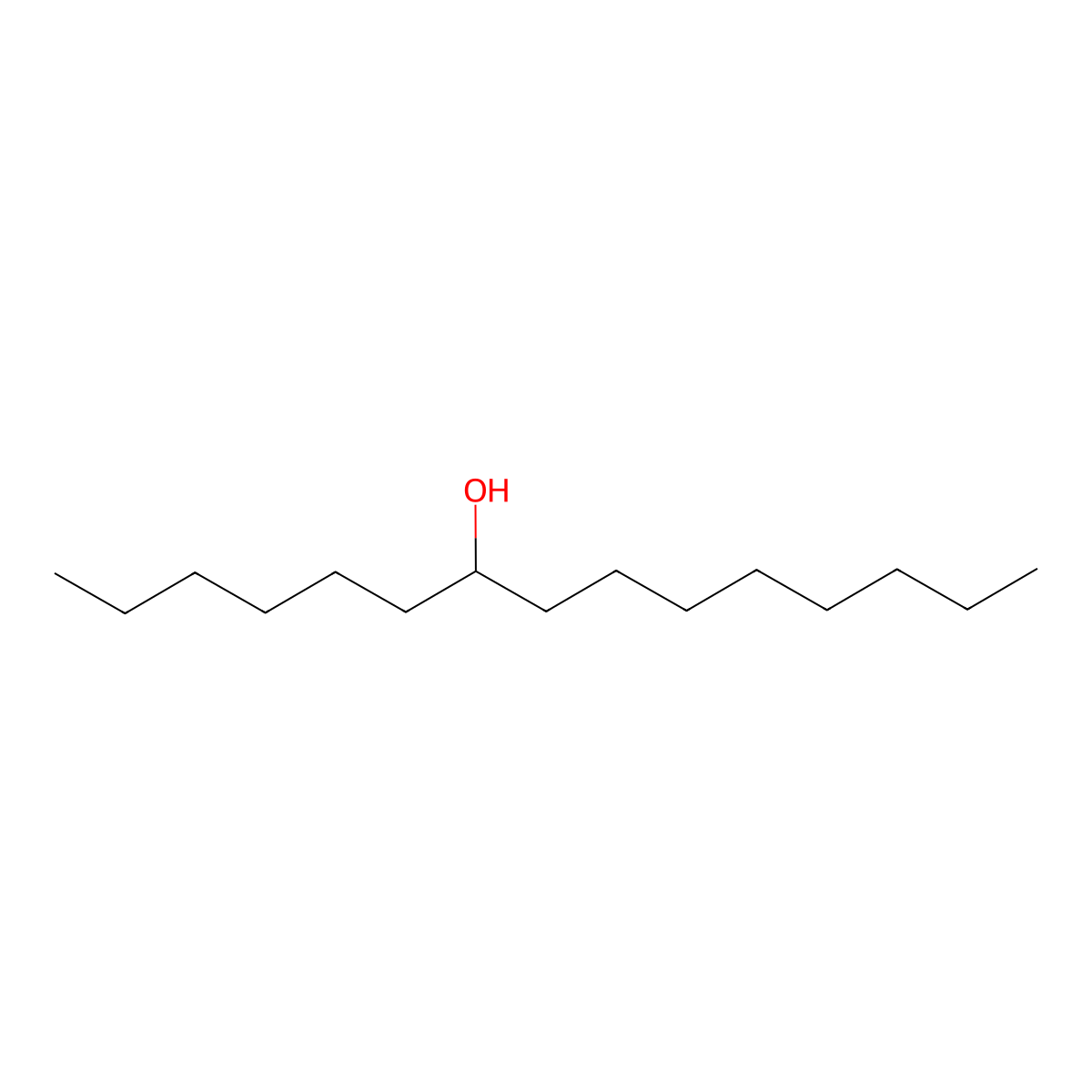 7-Pentadecanol molecular structure, CAS 4104-59-0