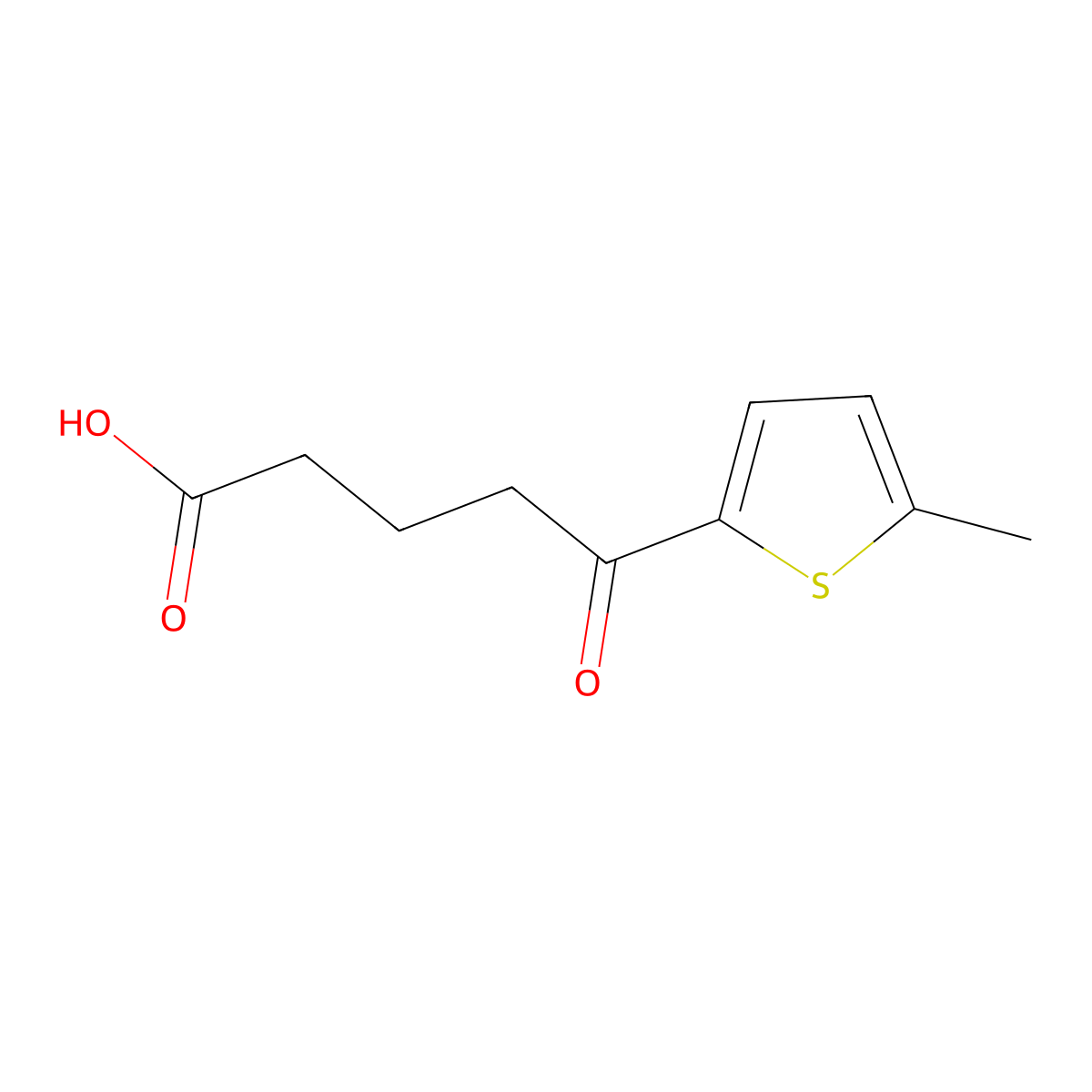 5-(5-Methyl-2-thienyl)-5-oxovaleric acid molecular structure, CAS 41042-93-7