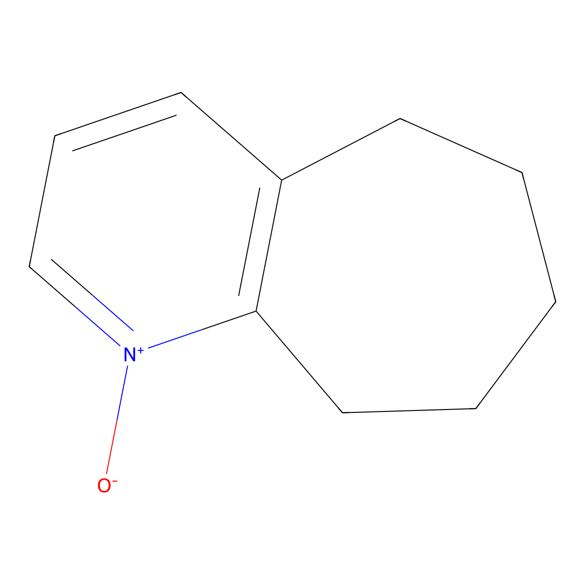 6,7,8,9-Tetrahydro-5H-cyclohepta[b]pyridine 1-oxide molecular structure, CAS 41043-09-8