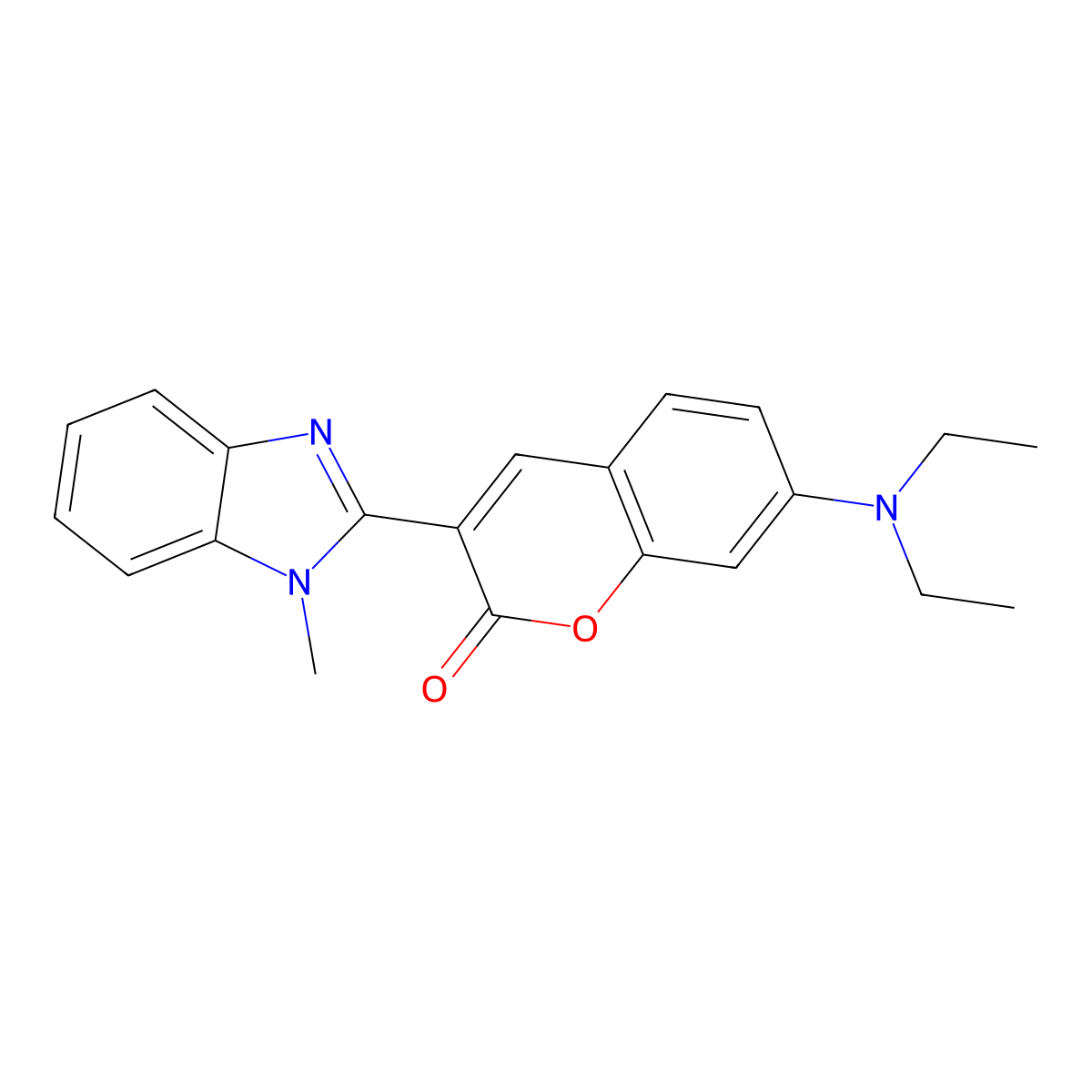 Coumarin 30 molecular structure, CAS 41044-12-6
