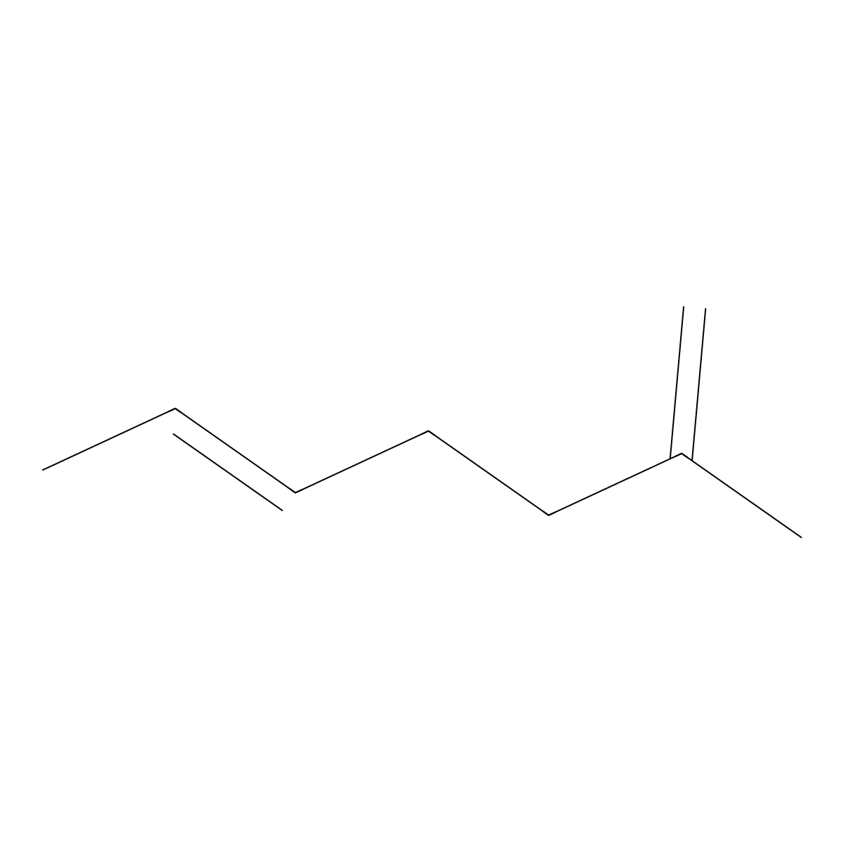 2-Methylhepta-1,5-diene molecular structure, CAS 41044-64-8