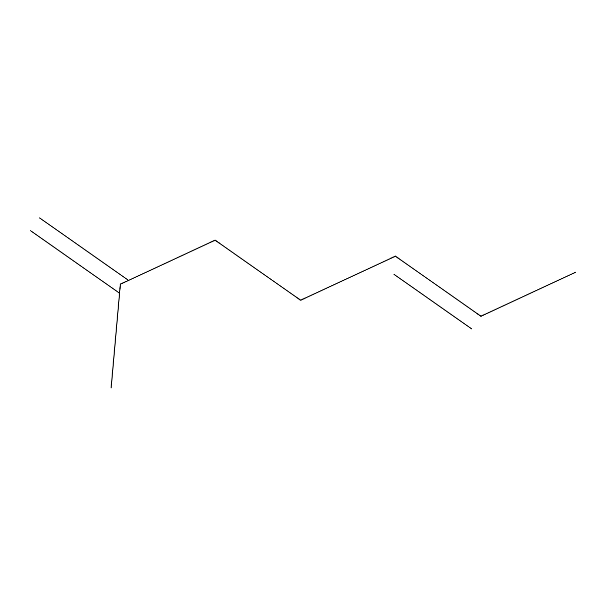 2-Methylhepta-1,5-diene molecular structure, CAS 41044-64-8