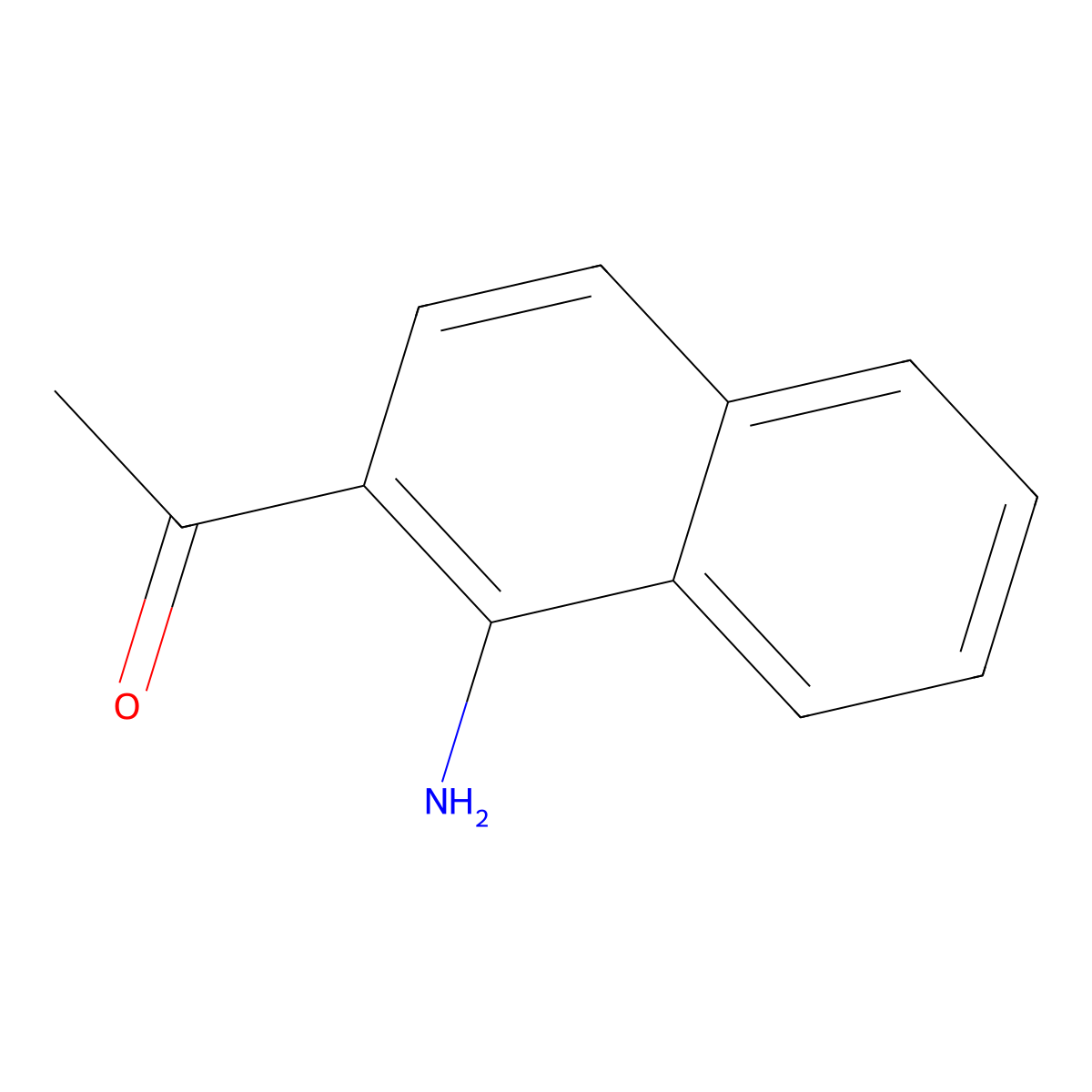 1-(1-Aminonaphthalen-2-yl)ethan-1-one molecular structure, CAS 41048-51-5