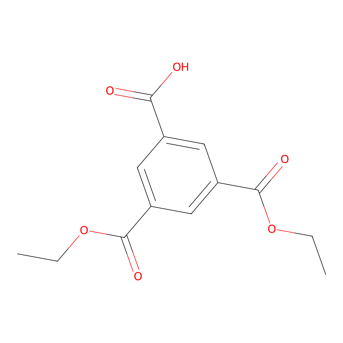 Diethyl 1,3,5-benzenetricarboxylate molecular structure, CAS 4105-93-5