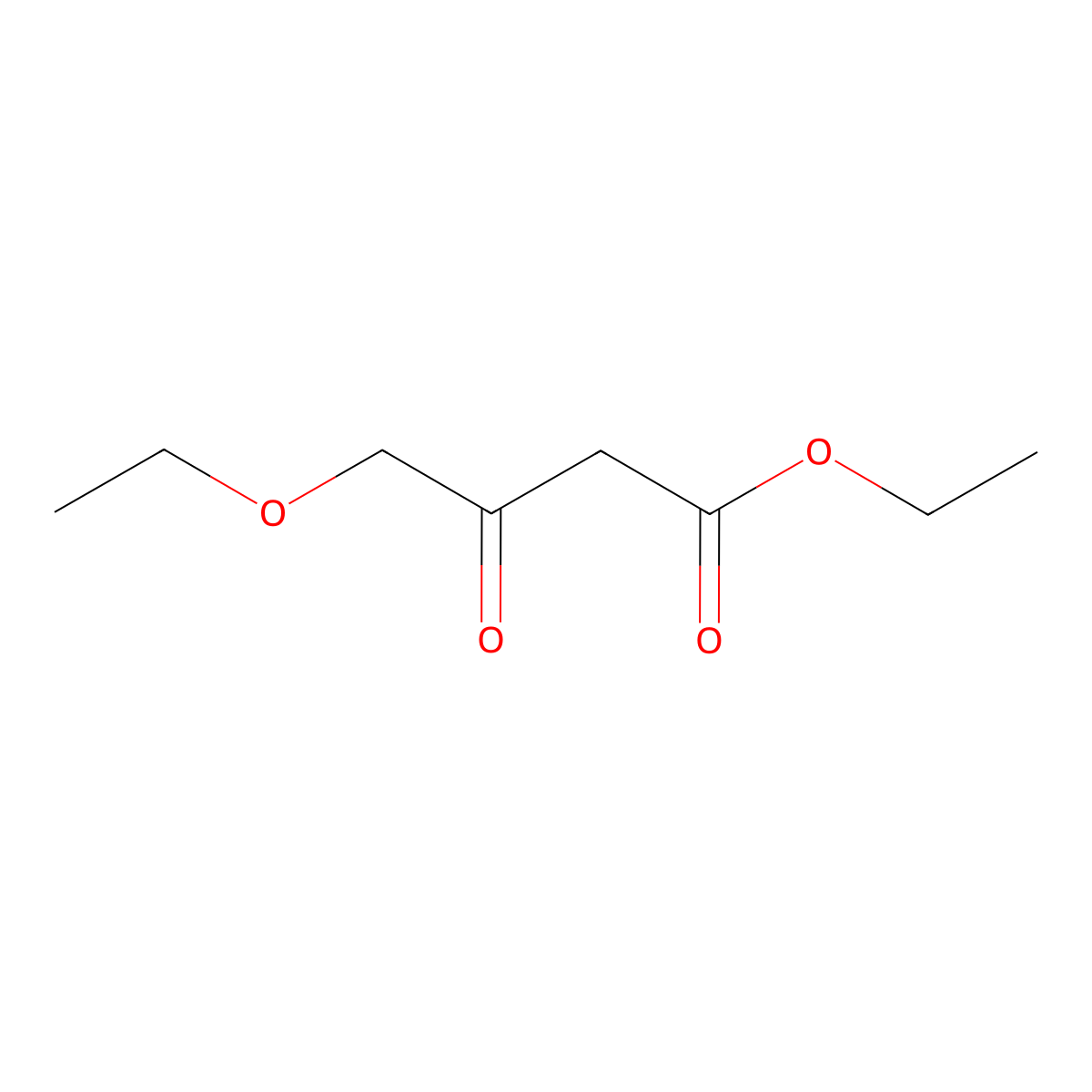 Ethyl 4-ethoxy-3-oxobutyrate molecular structure, CAS 41051-14-3