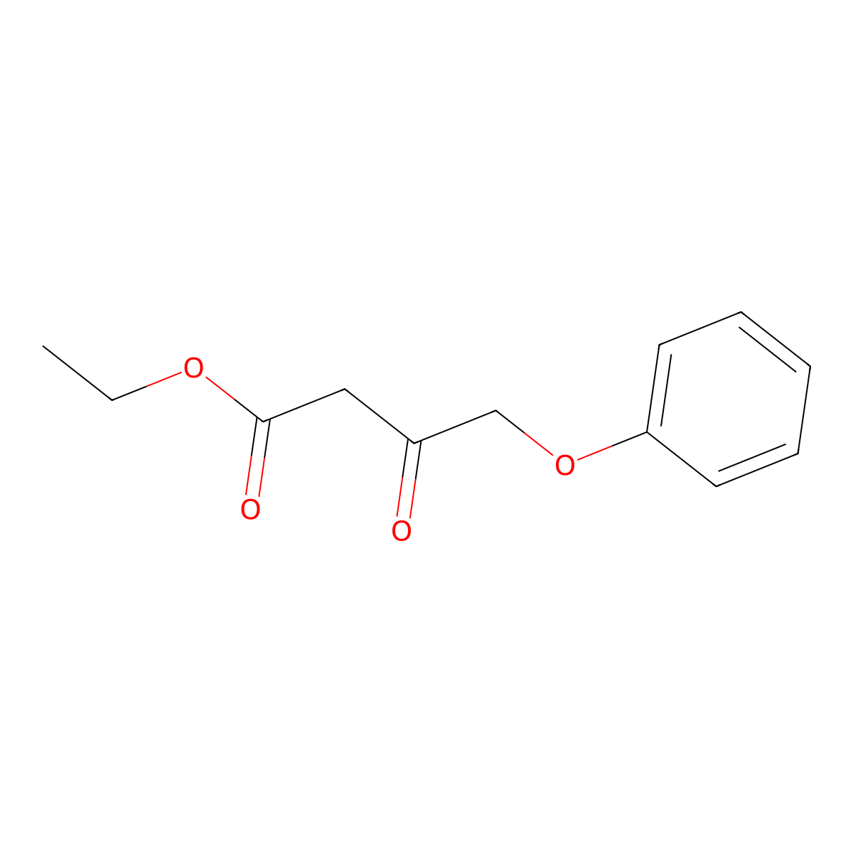 Ethyl 3-oxo-4-phenoxybutyrate molecular structure, CAS 41051-18-7