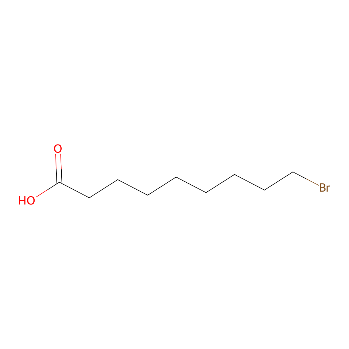9-Bromononanoic Acid molecular structure, CAS 41059-02-3