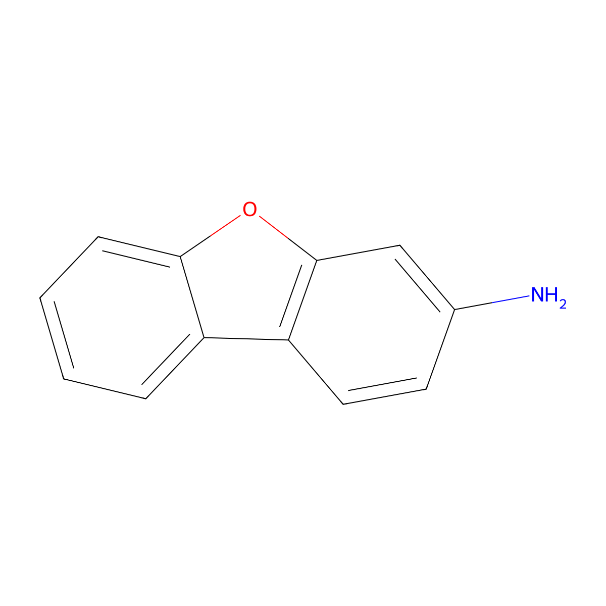 3-Dibenzofuranamine molecular structure, CAS 4106-66-5
