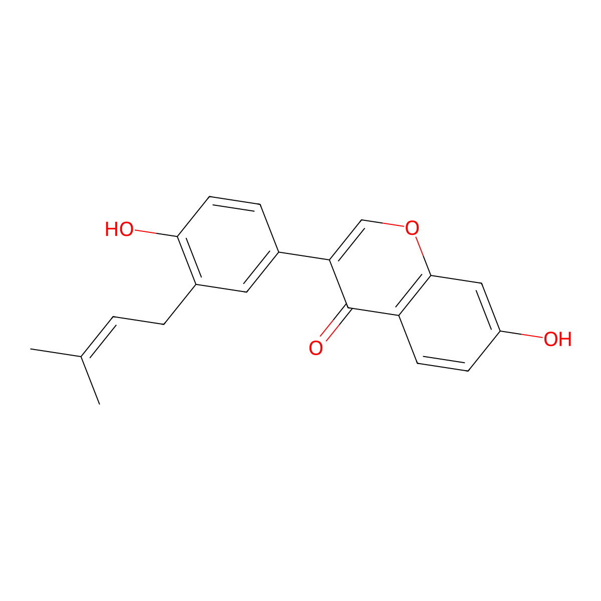Neobavaisoflavone molecular structure, CAS 41060-15-5