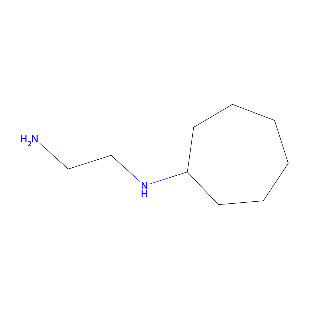 N1-cycloheptylethane-1,2-diamine molecular structure, CAS 41062-15-1