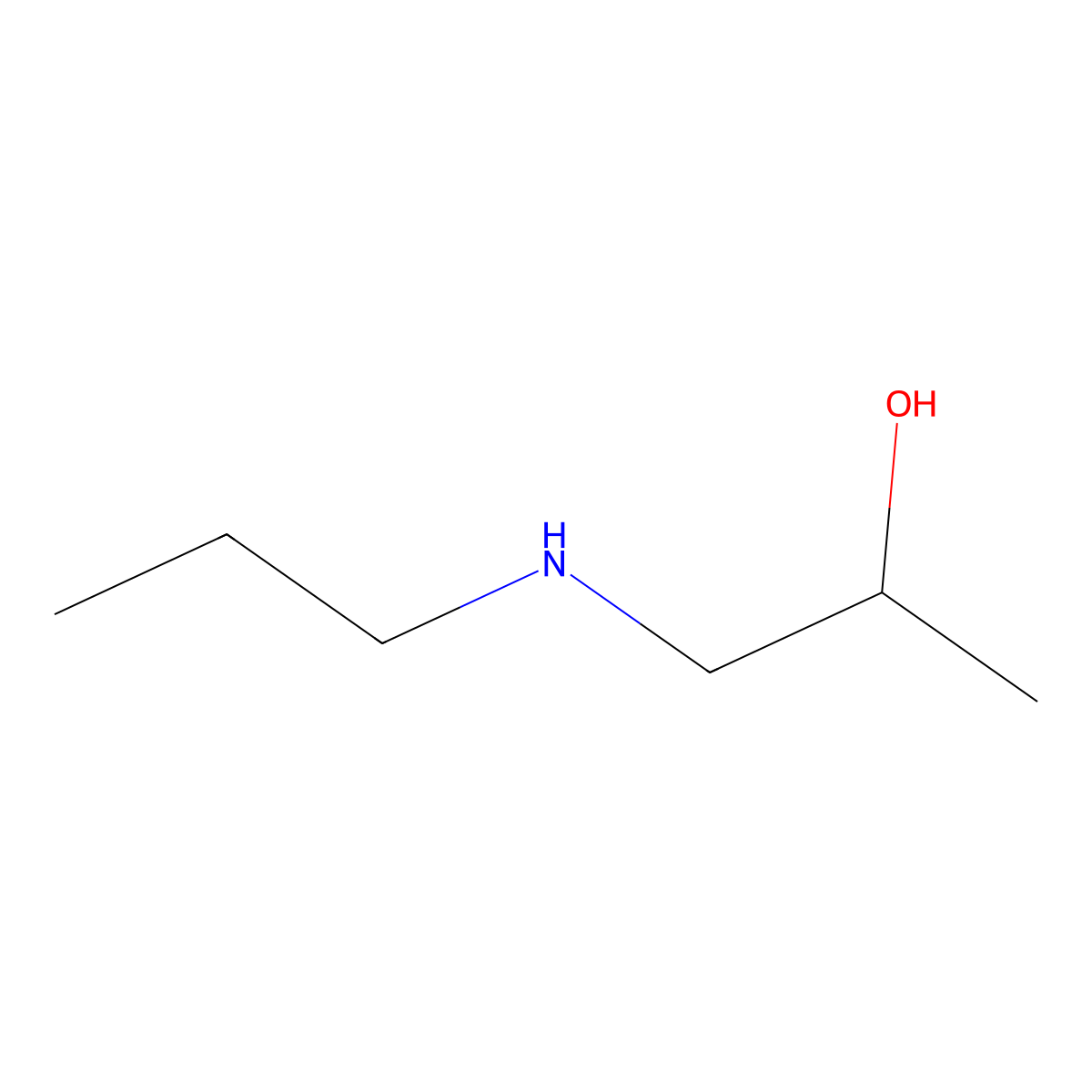 1-(Propylamino)propan-2-ol molecular structure, CAS 41063-30-3