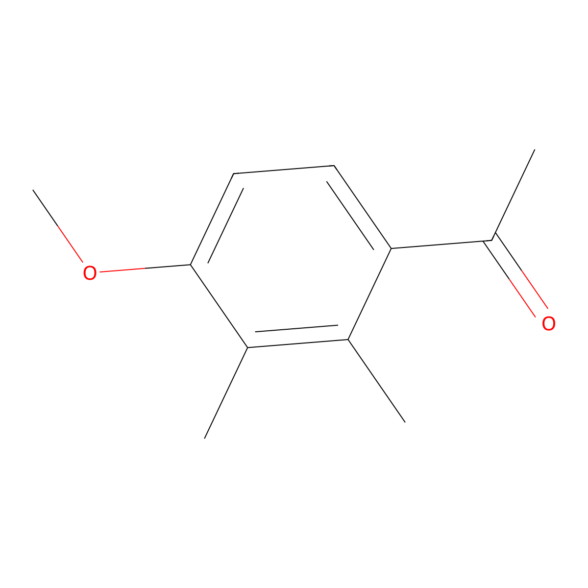 1-(4-Methoxy-2,3-dimethylphenyl)ethanone molecular structure, CAS 41068-27-3