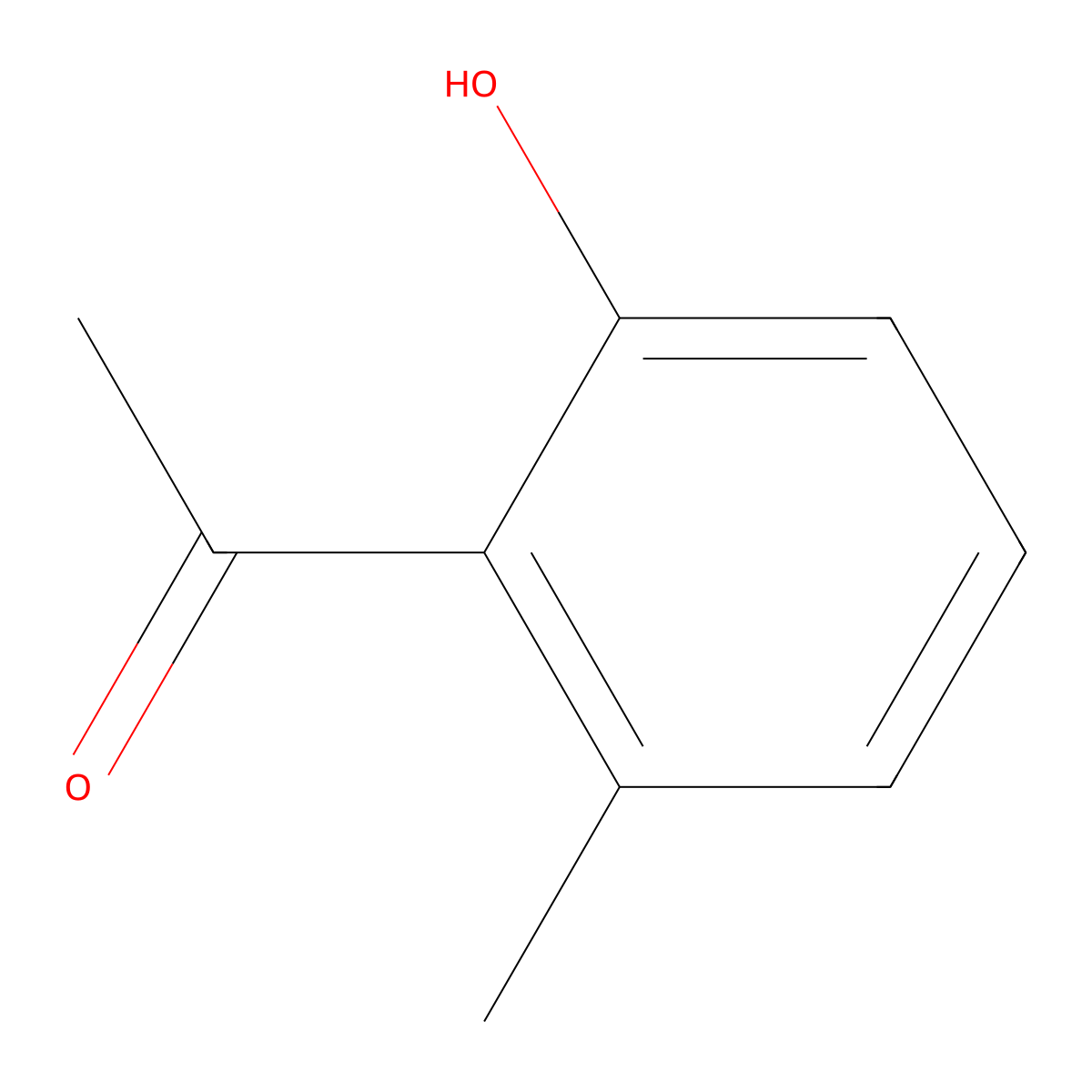 1-(2-Hydroxy-6-methylphenyl)ethanone molecular structure, CAS 41085-27-2