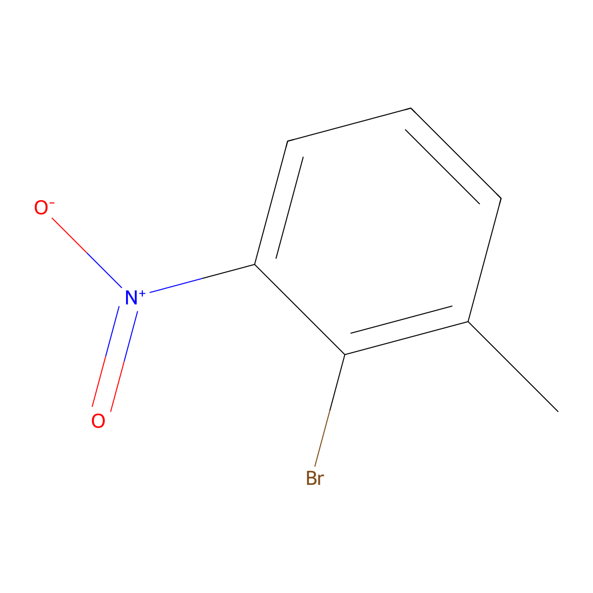 2-Bromo-3-nitrotoluene molecular structure, CAS 41085-43-2