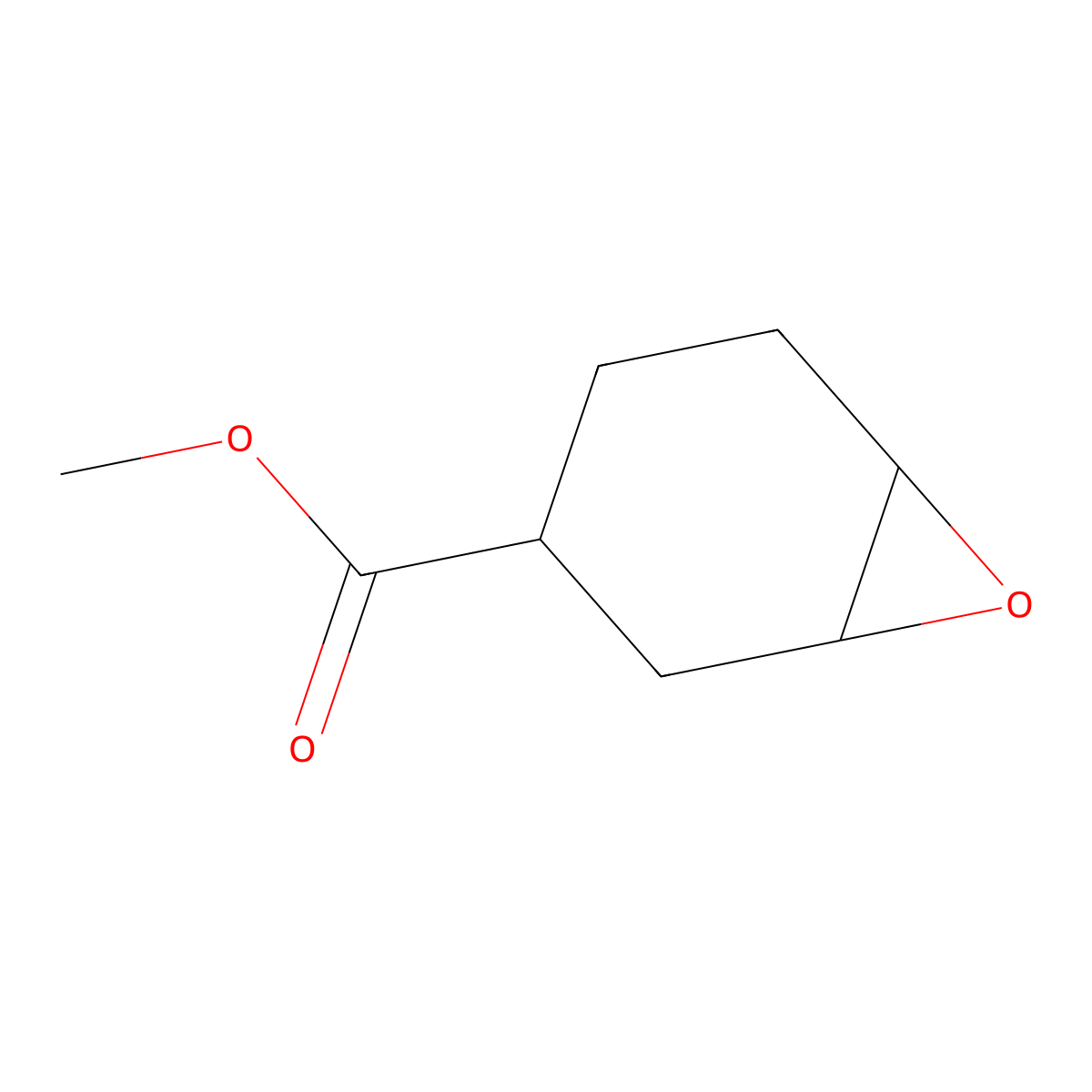 7-Oxabicyclo[4.1.0]heptane-3-carboxylic acid, methyl ester molecular structure, CAS 41088-52-2