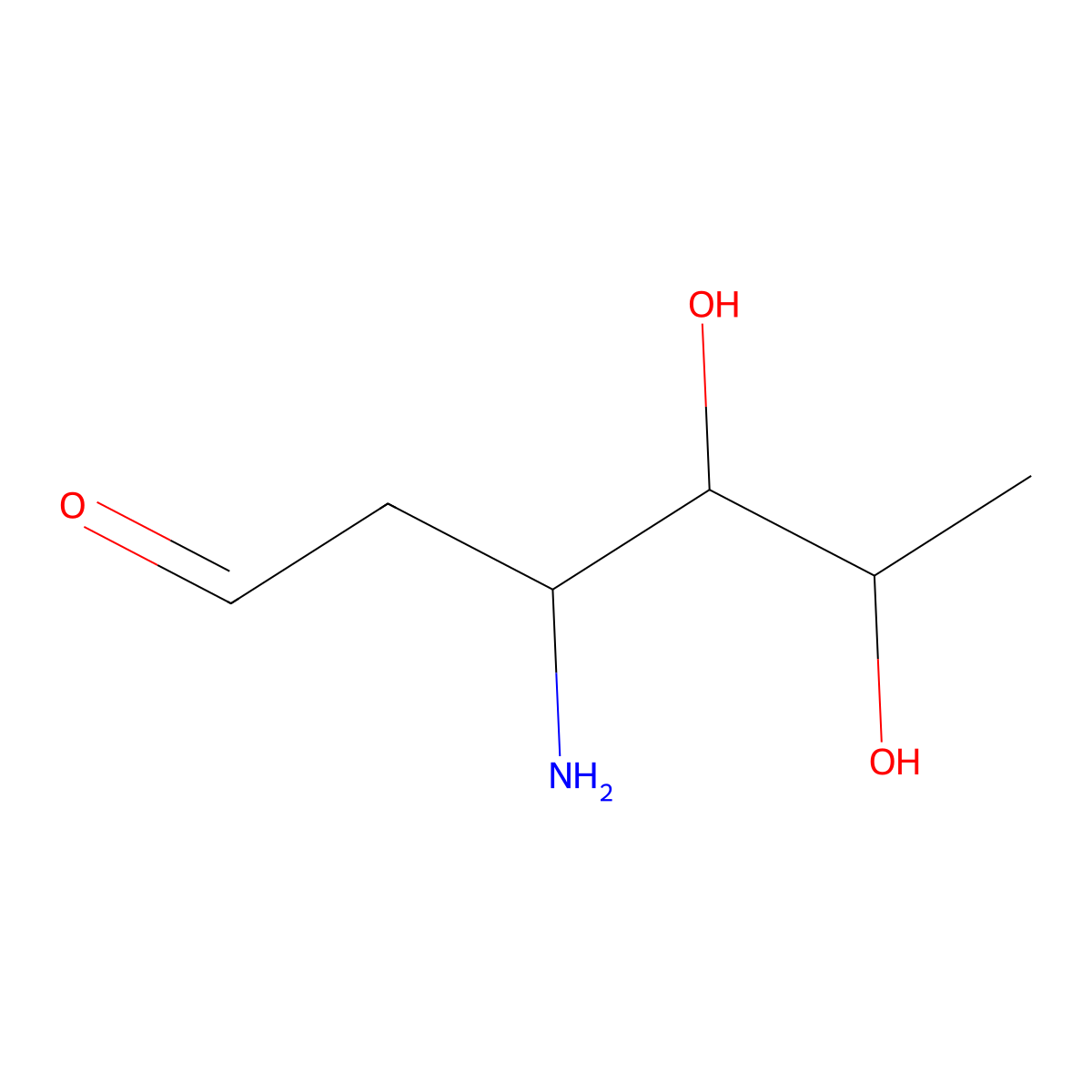 Acosamine molecular structure, CAS 41094-24-0
