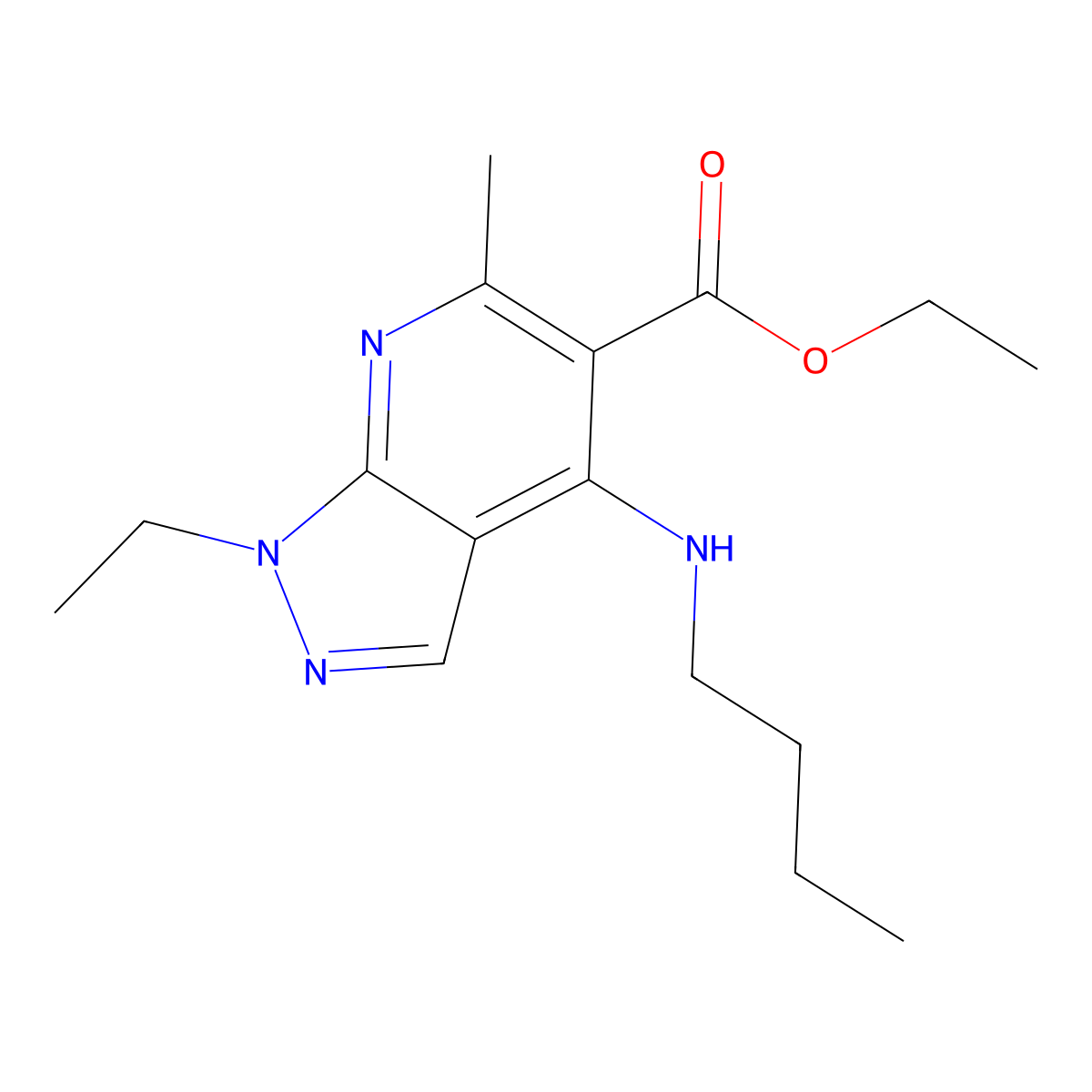 Tracazolate molecular structure, CAS 41094-88-6