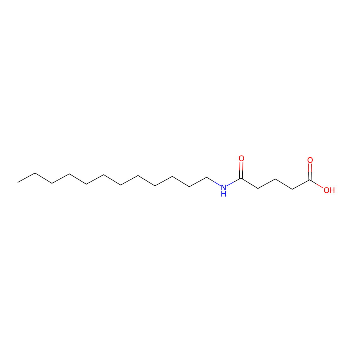 Pentanoic acid, 5-(dodecylamino)-5-oxo- molecular structure, CAS 41110-92-3