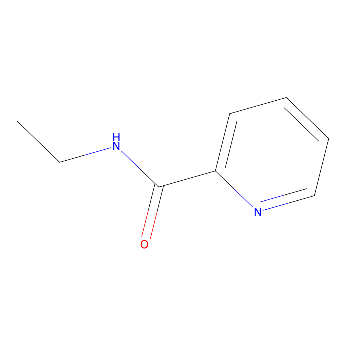 N-Ethylpicolinamide molecular structure, CAS 41116-47-6