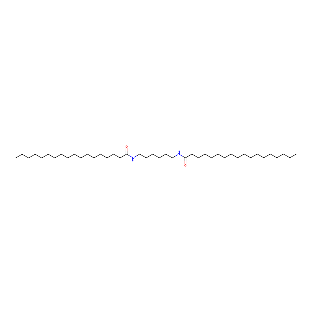 N,N'-Hexane-1,6-diyldistearamide molecular structure, CAS 4112-25-8