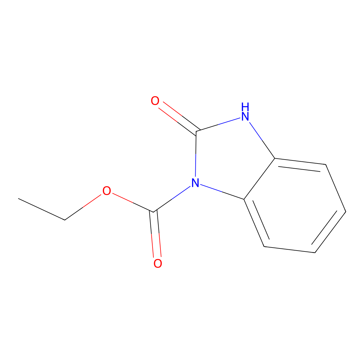 Ethyl 2-oxo-2,3-dihydro-1H-benzo[D]imidazole-1-carboxylate molecular structure, CAS 41120-23-4