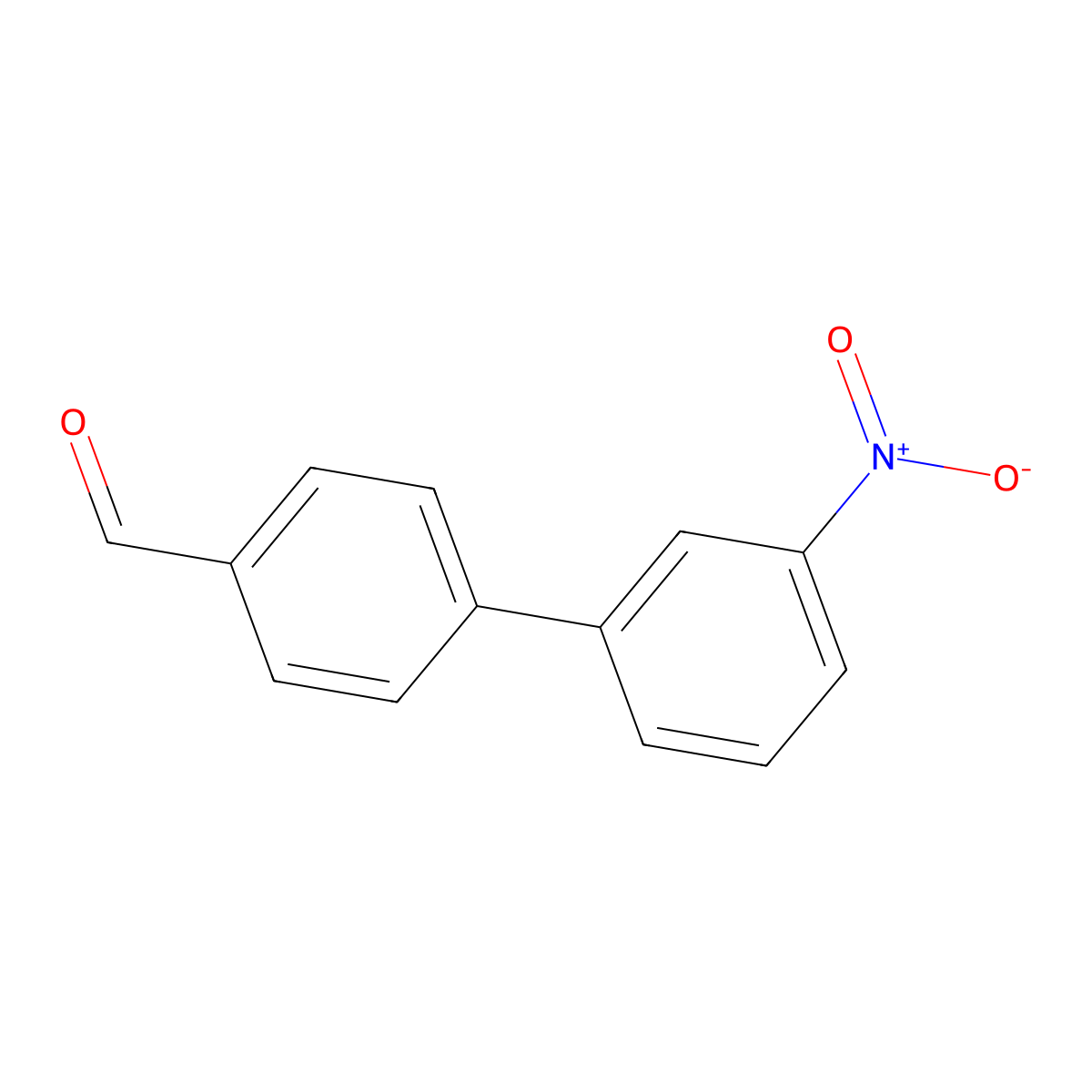 4-(3-Nitrophenyl)benzaldehyde molecular structure, CAS 411206-92-3