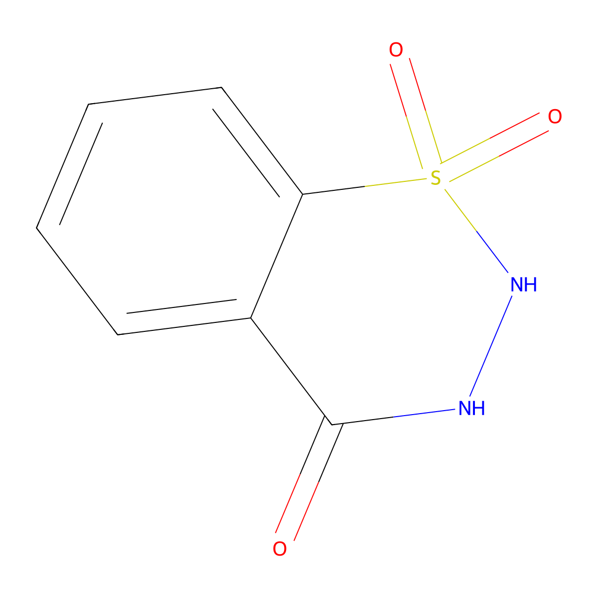 3,4-dihydro-2H-1lambda6,2,3-benzothiadiazine-1,1,4-trione molecular structure, CAS 411210-96-3