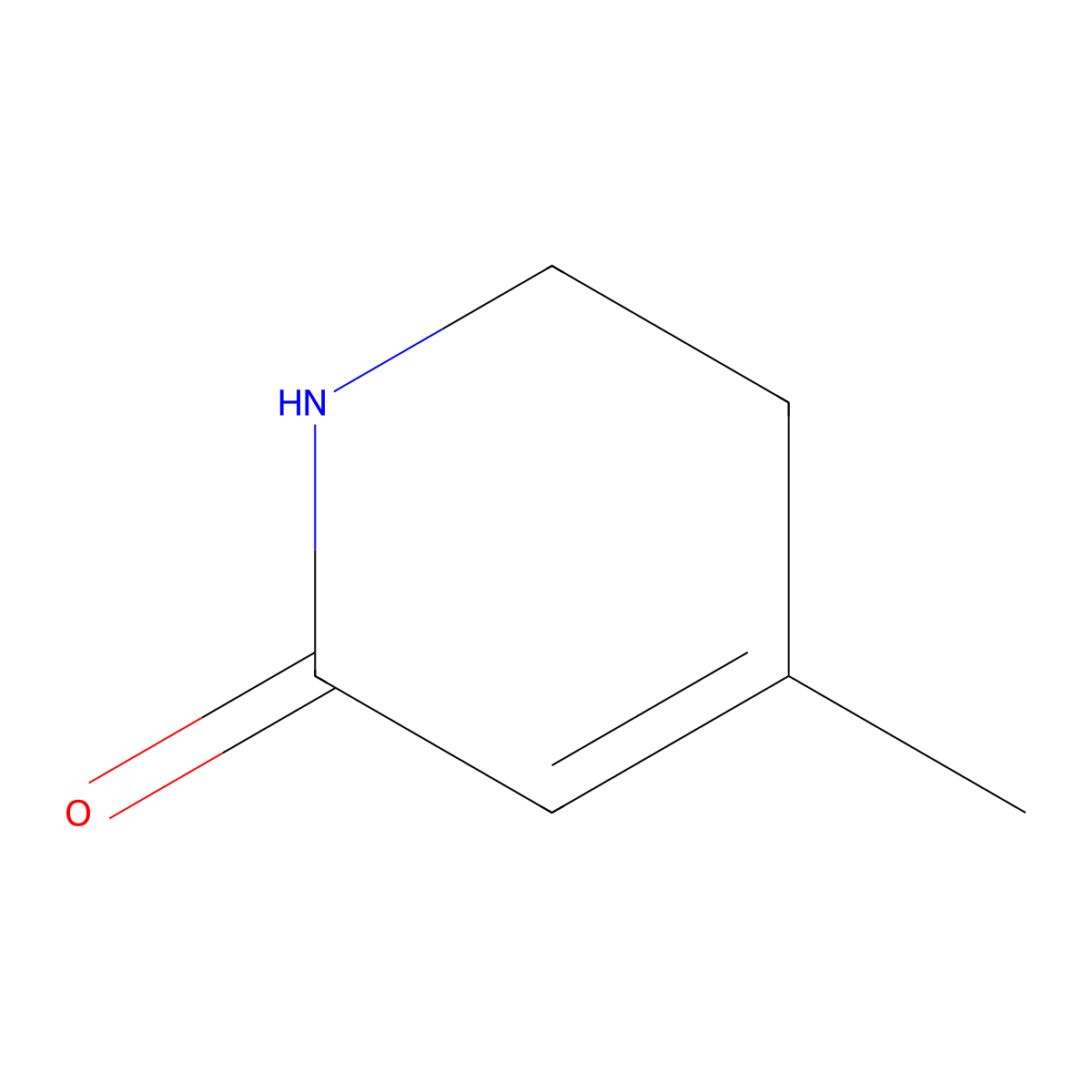 4-Methyl-1,2,5,6-tetrahydropyridin-2-one molecular structure, CAS 411240-97-6