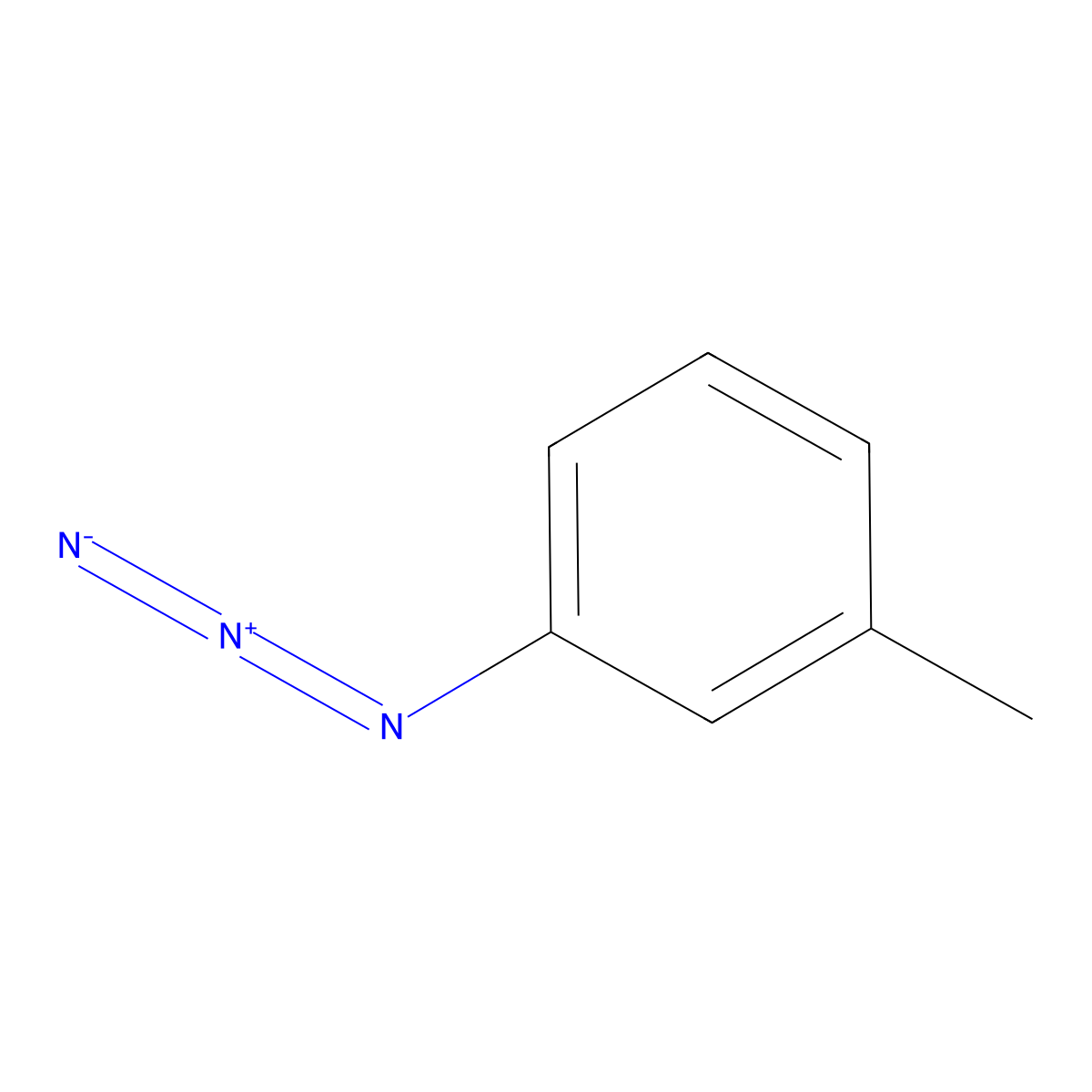 1-Azido-3-methylbenzene molecular structure, CAS 4113-72-8
