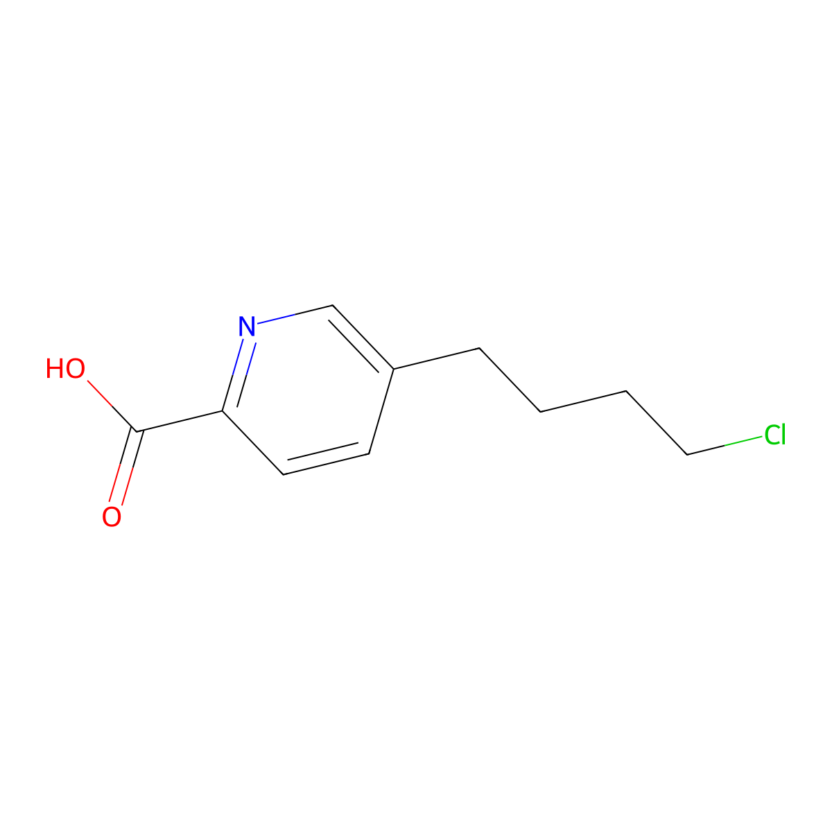 5-(4'-Chlorobutyl)picolinic acid molecular structure, CAS 41135-83-5