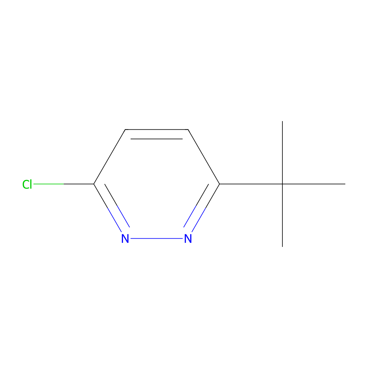 3-tert-Butyl-6-chloropyridazine molecular structure, CAS 41144-46-1