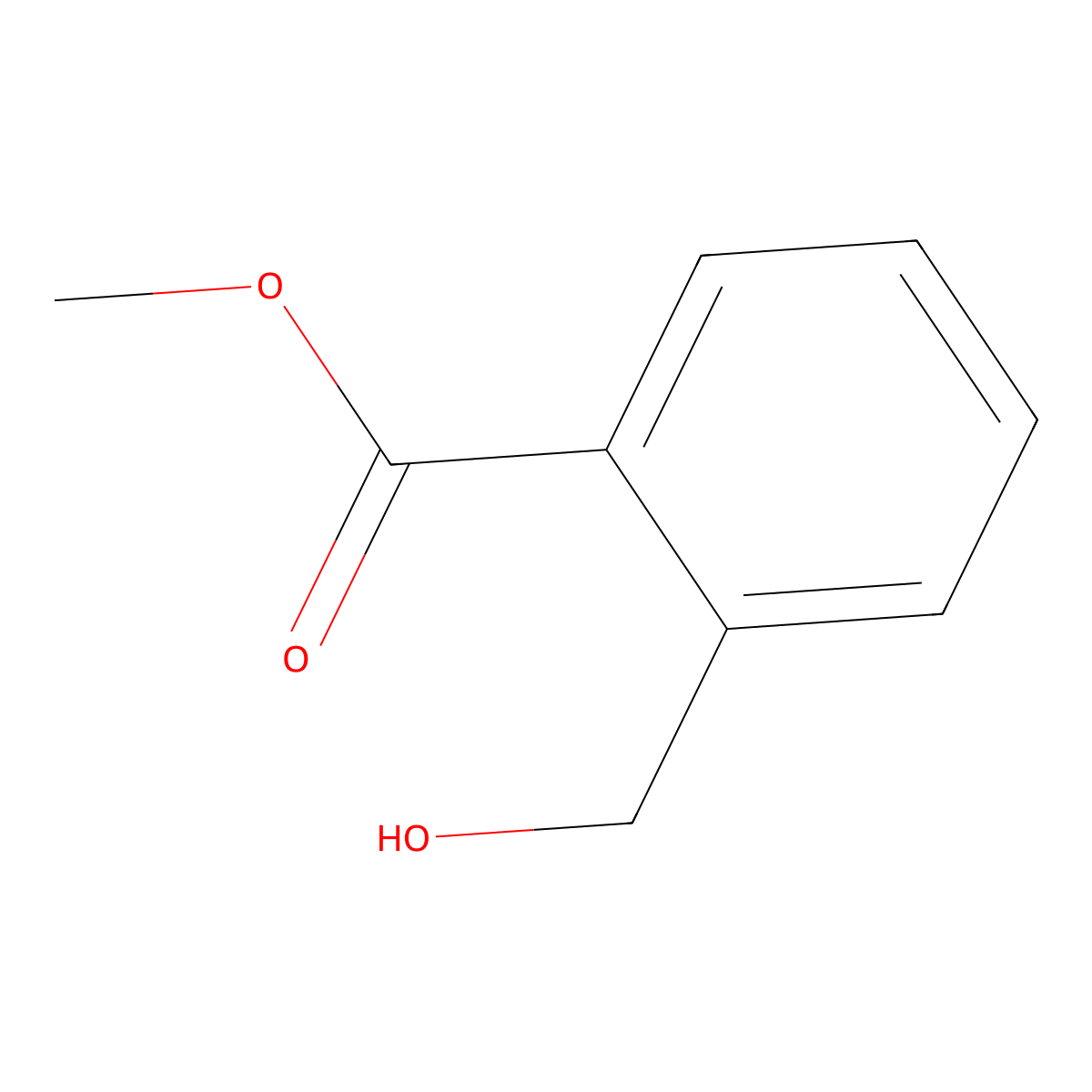 Methyl 2-(hydroxymethyl)benzoate molecular structure, CAS 41150-46-3