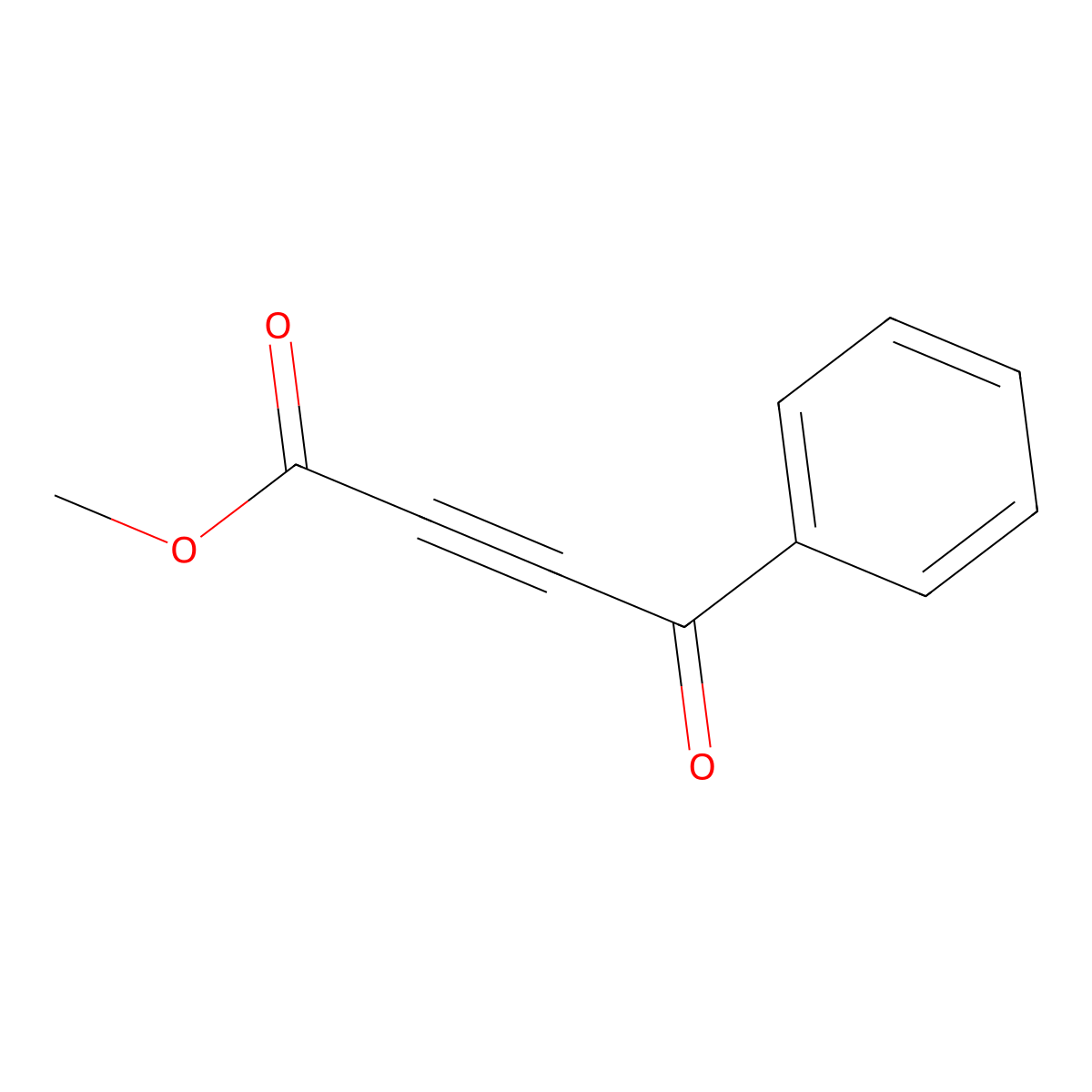 Methyl 4-oxo-4-phenyl-but-2-ynoate molecular structure, CAS 41158-32-1