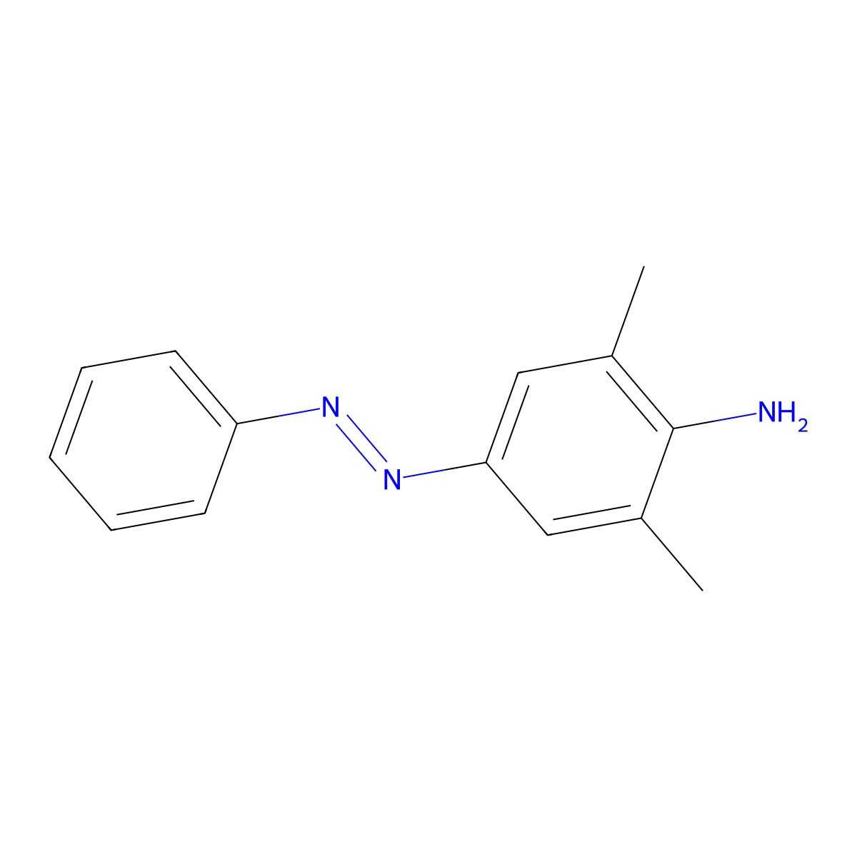 2,6-Dimethyl-4-[(e)-phenyldiazenyl]aniline molecular structure, CAS 41165-12-2