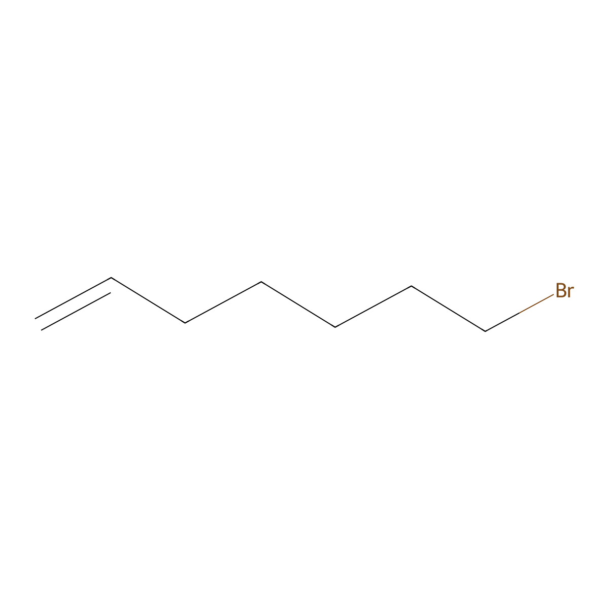 7-Bromo-1-heptene molecular structure, CAS 4117-09-3