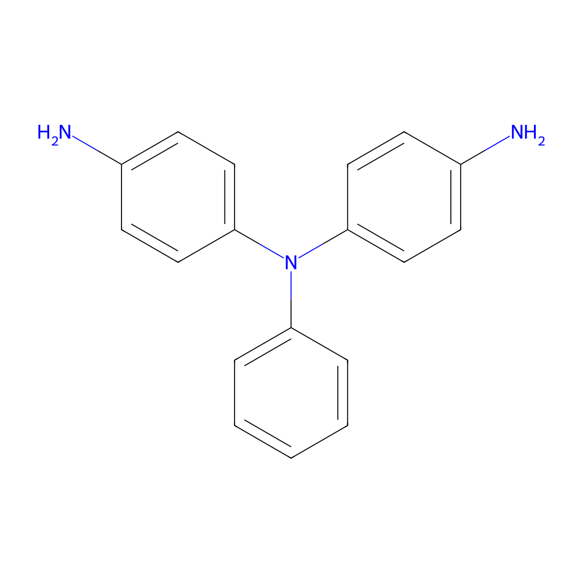 N1-(4-Aminophenyl)-N1-phenyl-1,4-benzenediamine molecular structure, CAS 4117-90-2