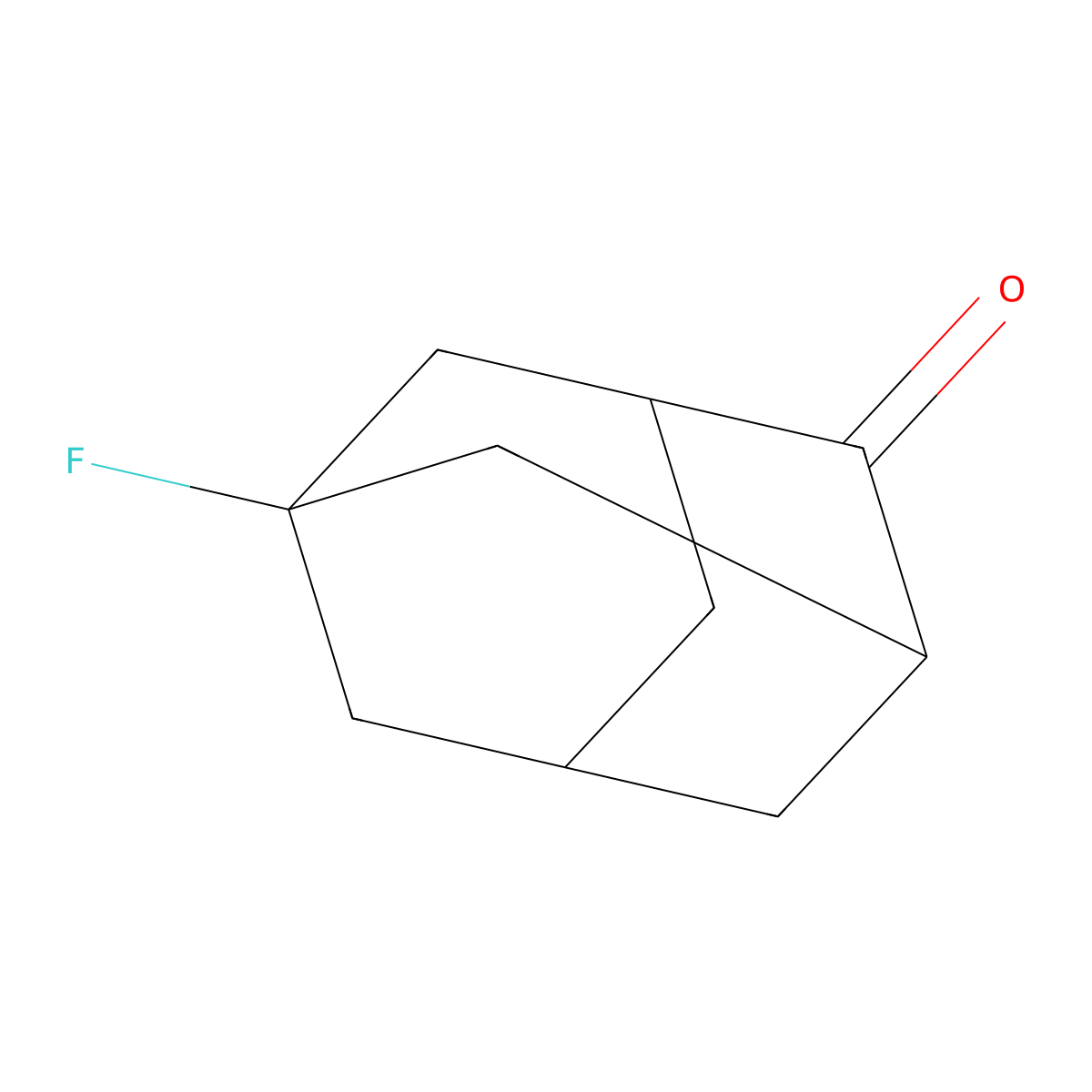 5-Fluoroadamantan-2-one molecular structure, CAS 41171-83-9