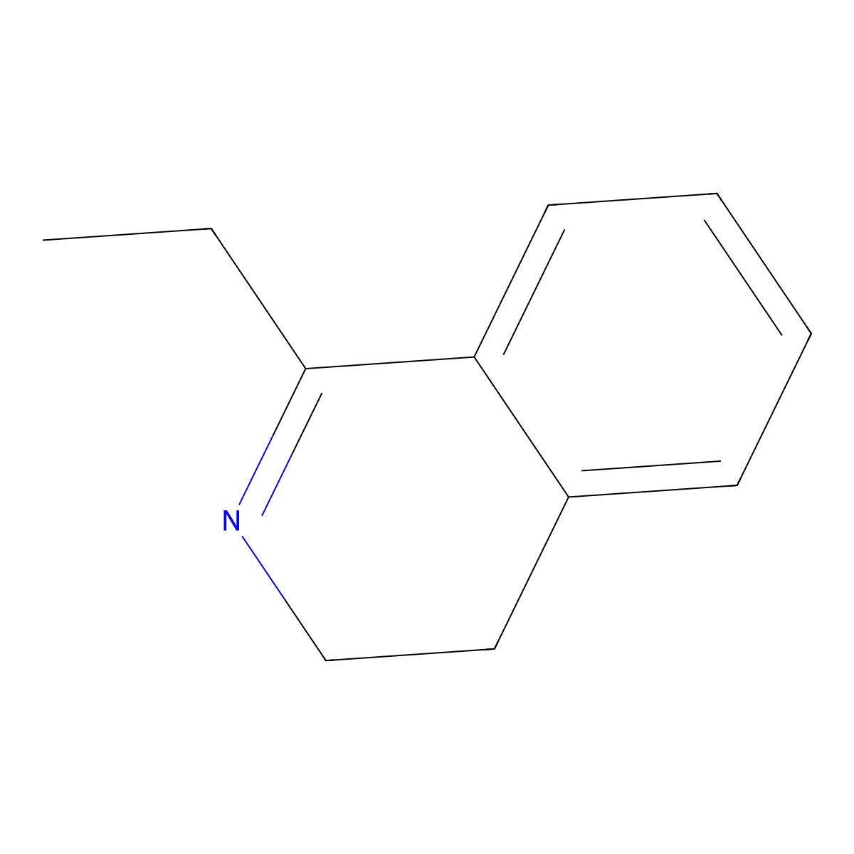 1-Ethyl-3,4-dihydroisoquinoline molecular structure, CAS 41173-70-0