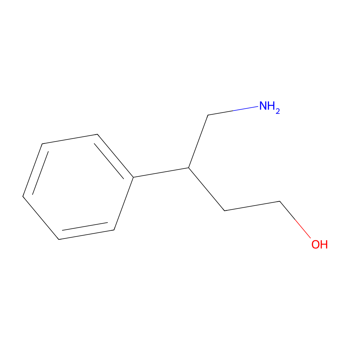 4-Amino-3-phenylbutan-1-ol molecular structure, CAS 41175-40-0
