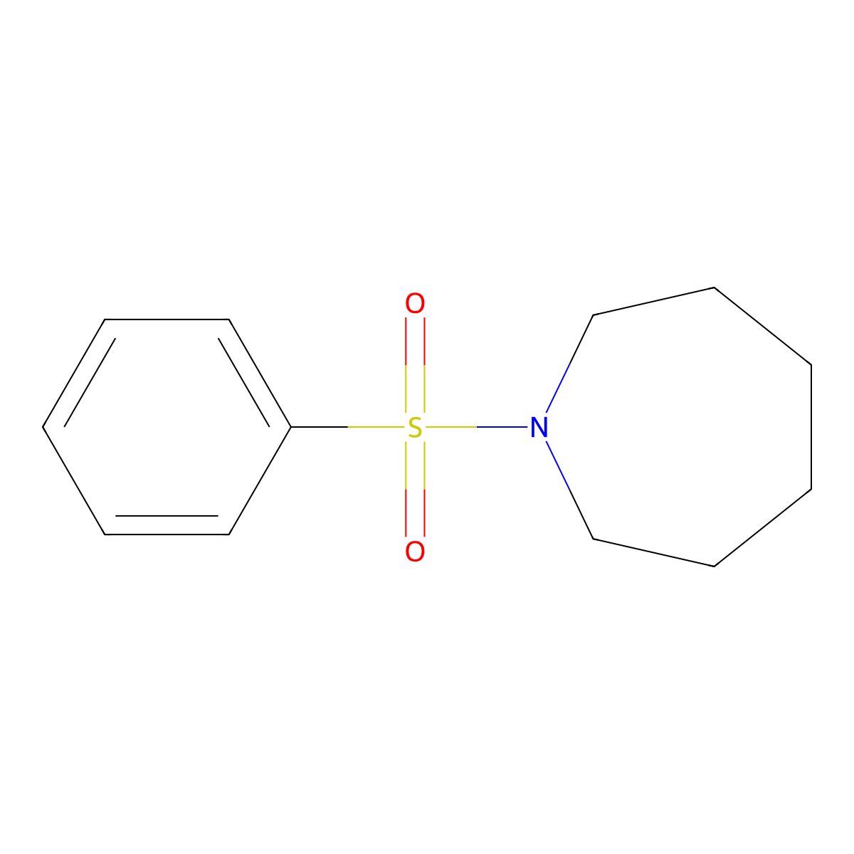1-(Benzenesulfonyl)azepane molecular structure, CAS 41178-59-0