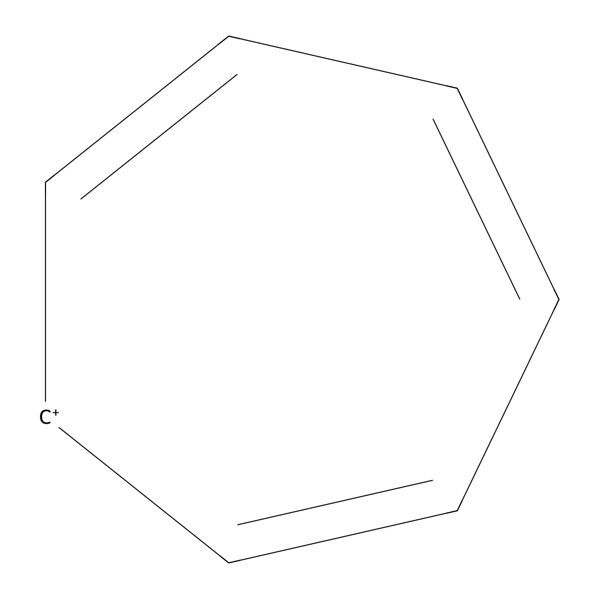 Tropylium molecular structure, CAS 4118-59-6