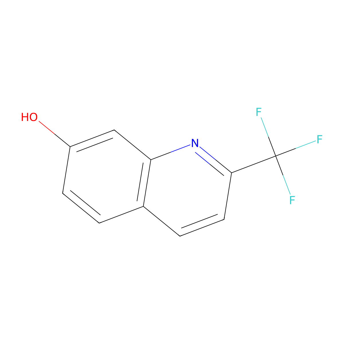 2-(Trifluoromethyl)quinolin-7-ol molecular structure, CAS 41192-81-8