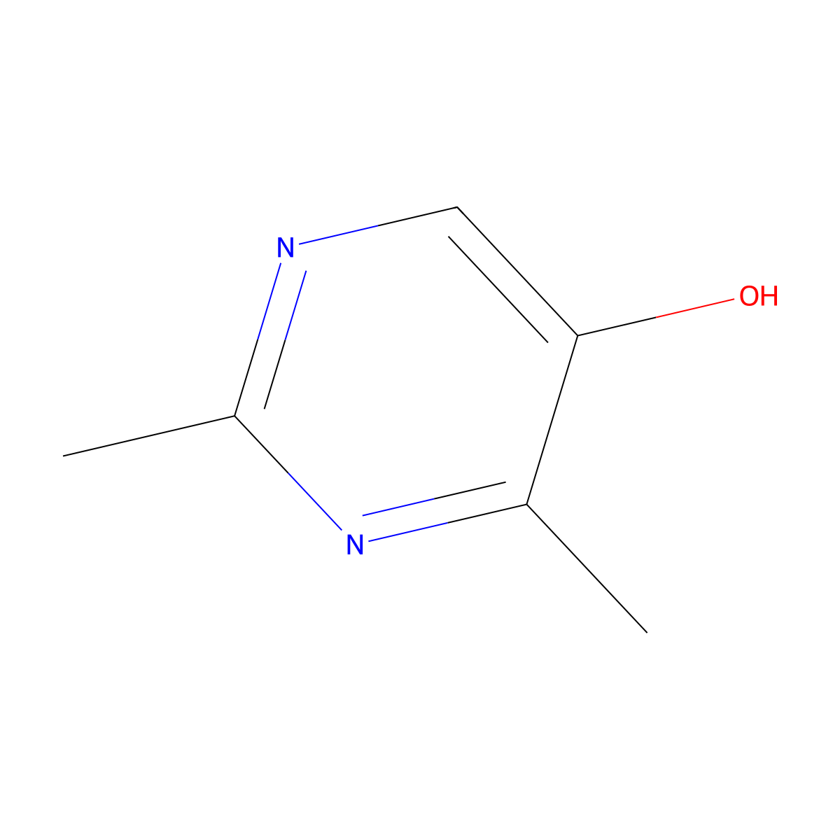 2,4-Dimethylpyrimidin-5-ol molecular structure, CAS 412003-95-3