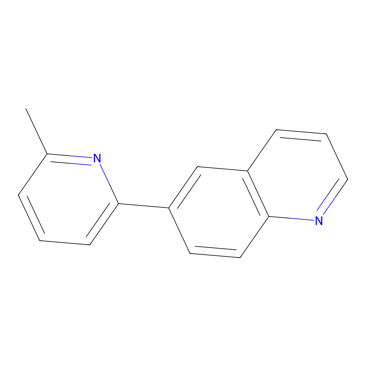 6-(6-Methyl-2-pyridinyl)quinoline molecular structure, CAS 412010-08-3